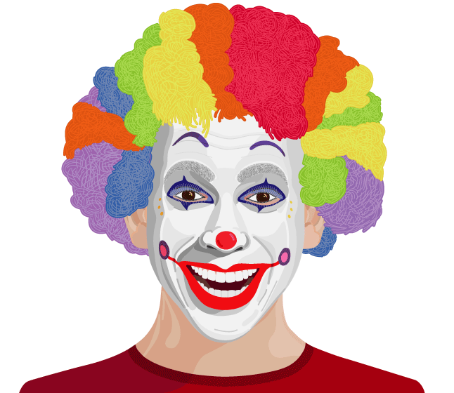 illustration of a Clown