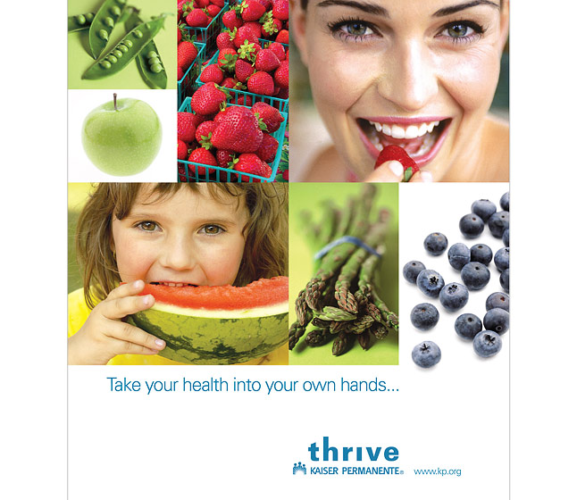 Kaiser Thrive healthy eating ad